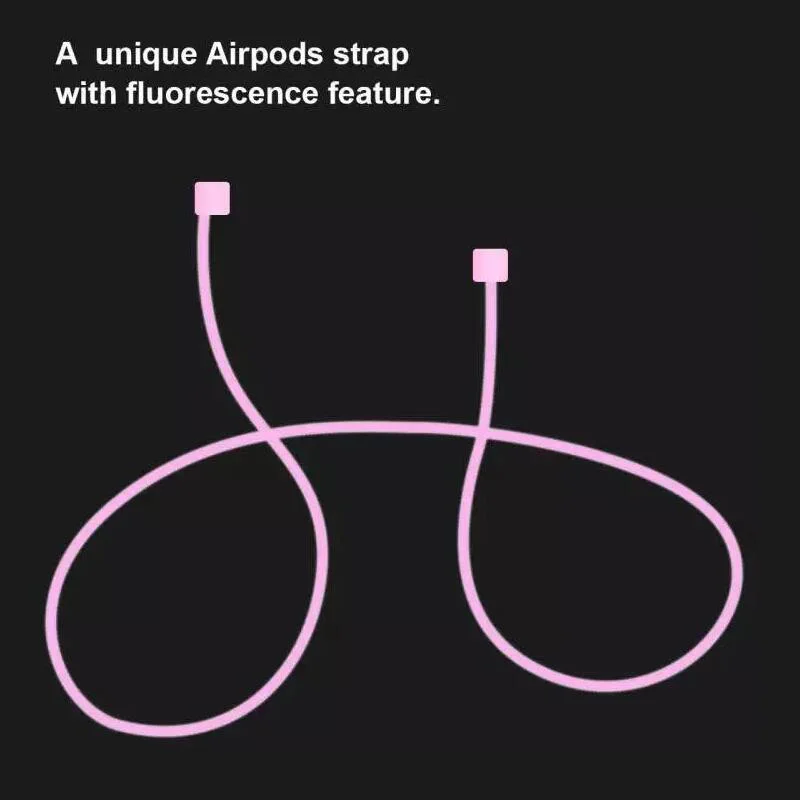 Фото Ремешок для наушников Airpods, шнурок для наушников Bluetooth силиконовый шнур-кабель №5