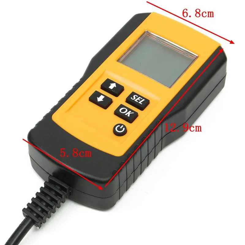 Горячая 12 в автомобильный аккумулятор тестер автоматический анализатор
