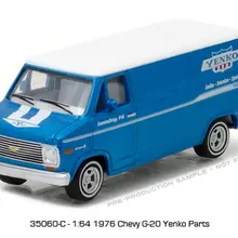 Зеленый светильник 1:64 модель игрушечного автомобиля Chevro let Van Yenko