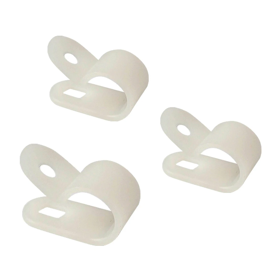 100 шт. Белый R дизайн нейлоновый кабельный зажим провода Органайзер | Обустройство
