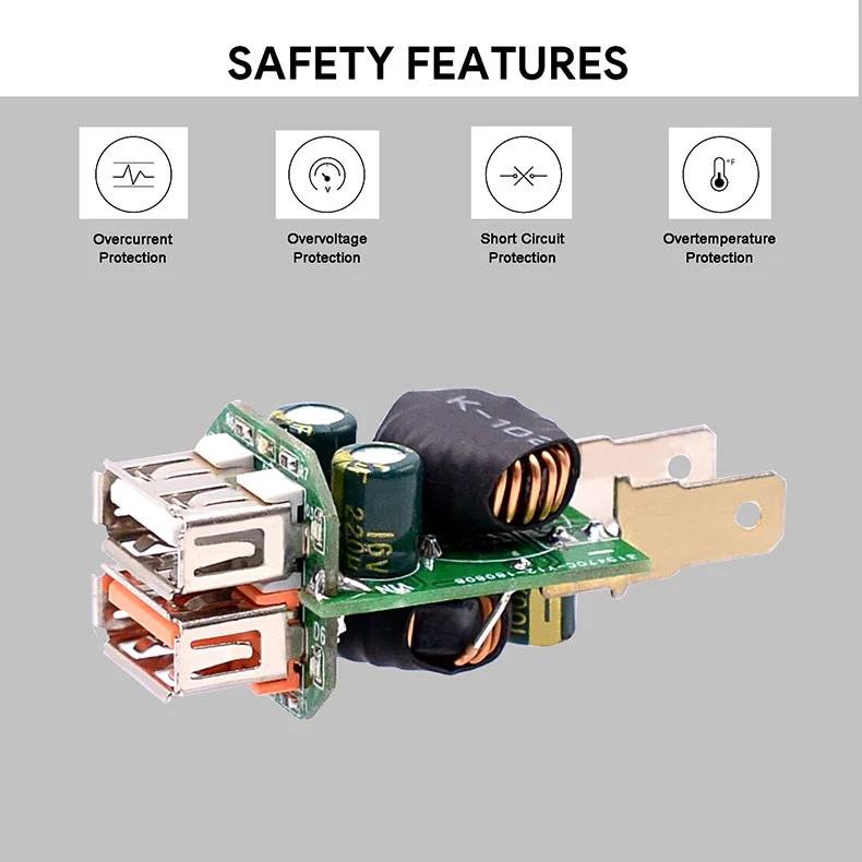 Новое Супербыстрое зарядное устройство для мотоциклов и домов на колесах QC 3 0