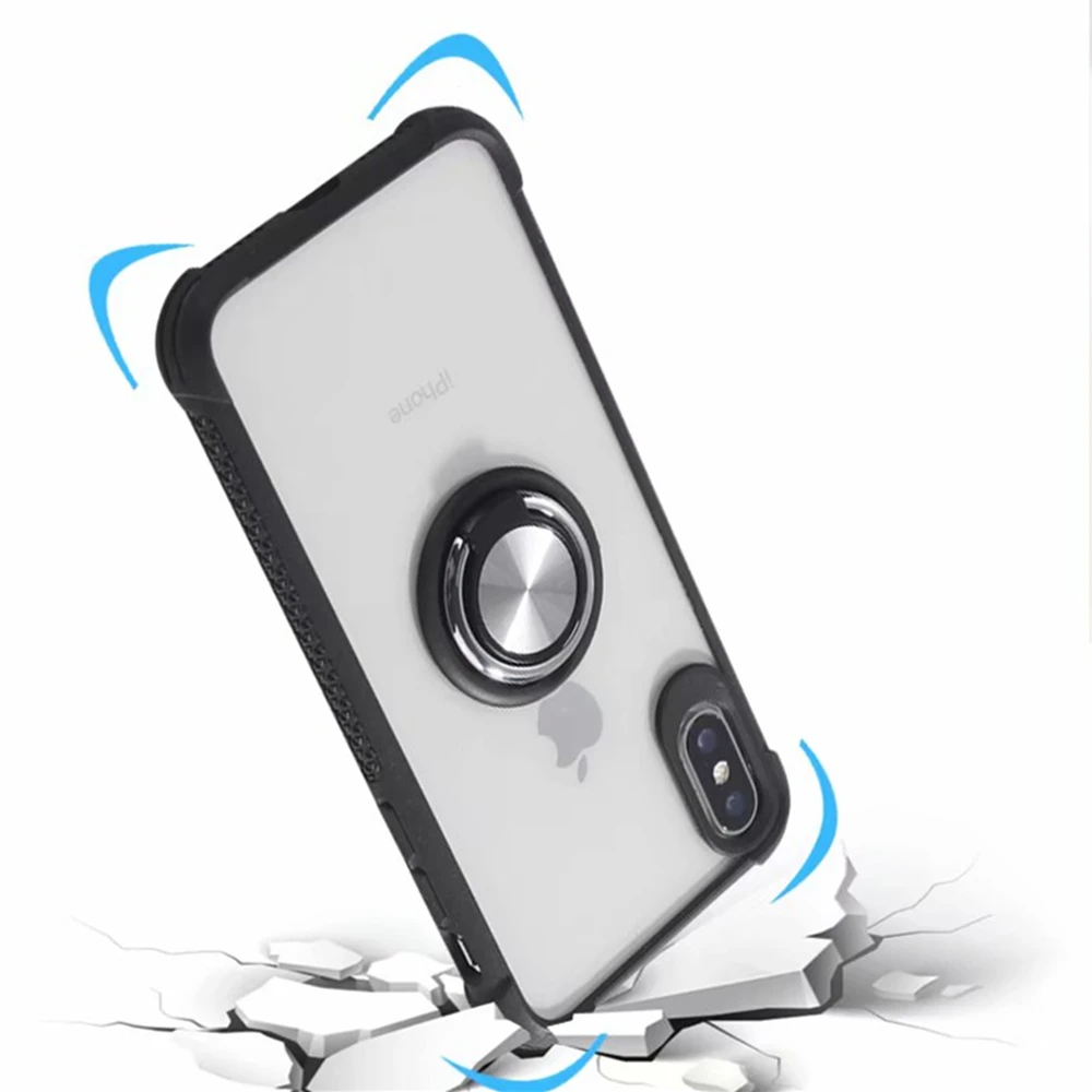 Защитный противоударный чехол для телефона iPhone 11 Xs Max X 7 6s 8 Plus мягкий защитный из