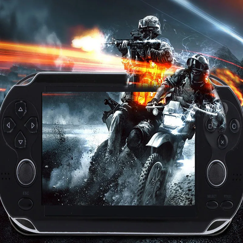 Портативная игровая консоль 4,3 дюймов экран MP4 плеер реальная поддержка 8 ГБ для Psp игры, камеры, видео, электронной книги