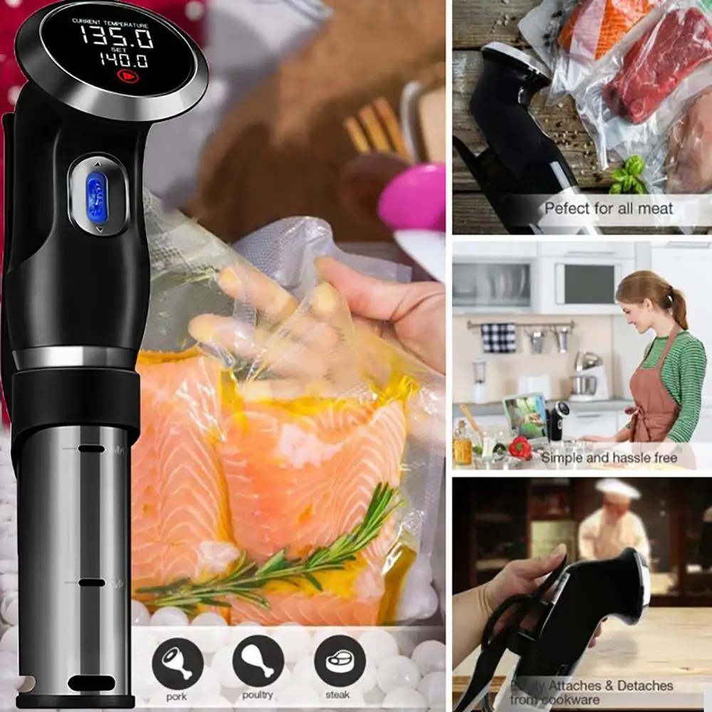 Вакуумная Медленная Плита Sous Vide для приготовления пищи 1500 Вт Мощный погружной