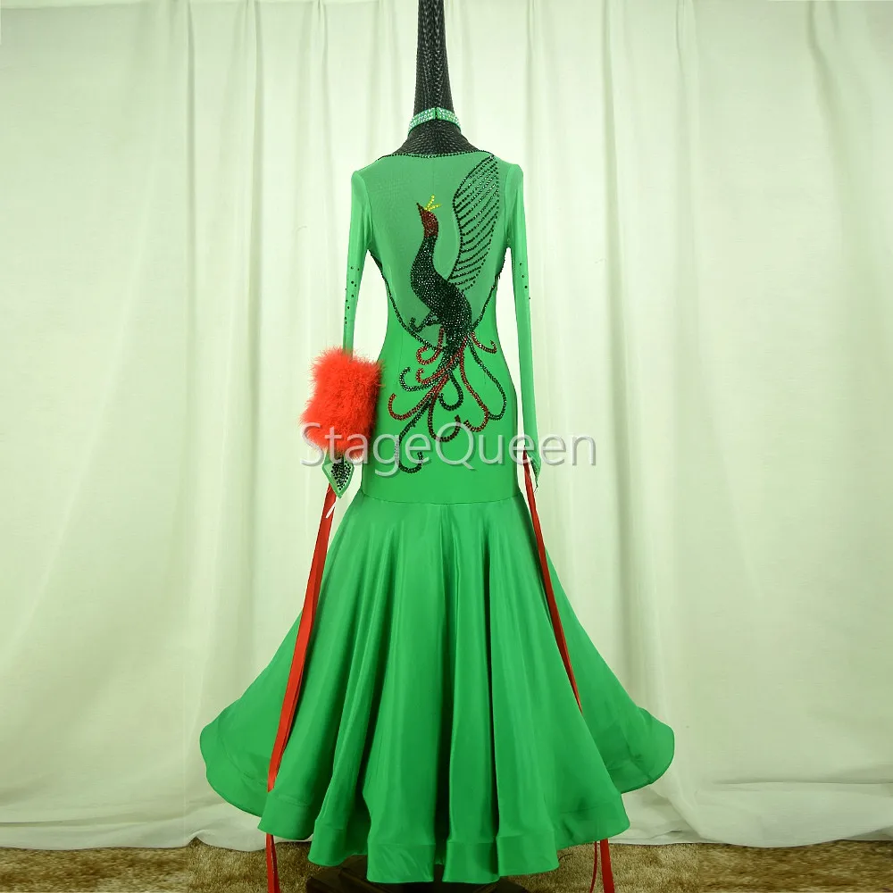 Sparkly Crystals Ballroom Dance Competition Dresses Women/Ballroom Dresses/Ballroom Waltz Dresses/Ballroom Dancing/Waltz Dress ballroom dance dresses lady s long sleeve black tango waltz dancing skirt women ballroom dance competition dress