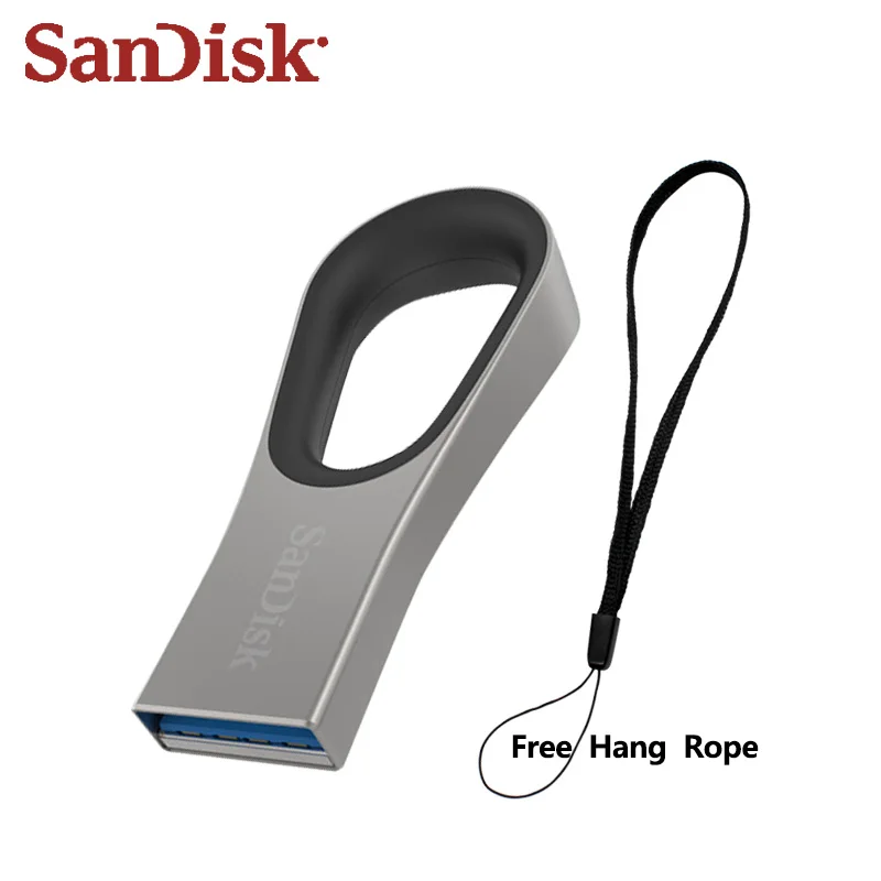 Двойной Флеш-накопитель SanDisk USB флэш-накопитель CZ93 флэш-накопитель 64Гб USB 3,0 металла флэш-диск Макс 130 МБ/с. флешки Поддержка официальный проверки