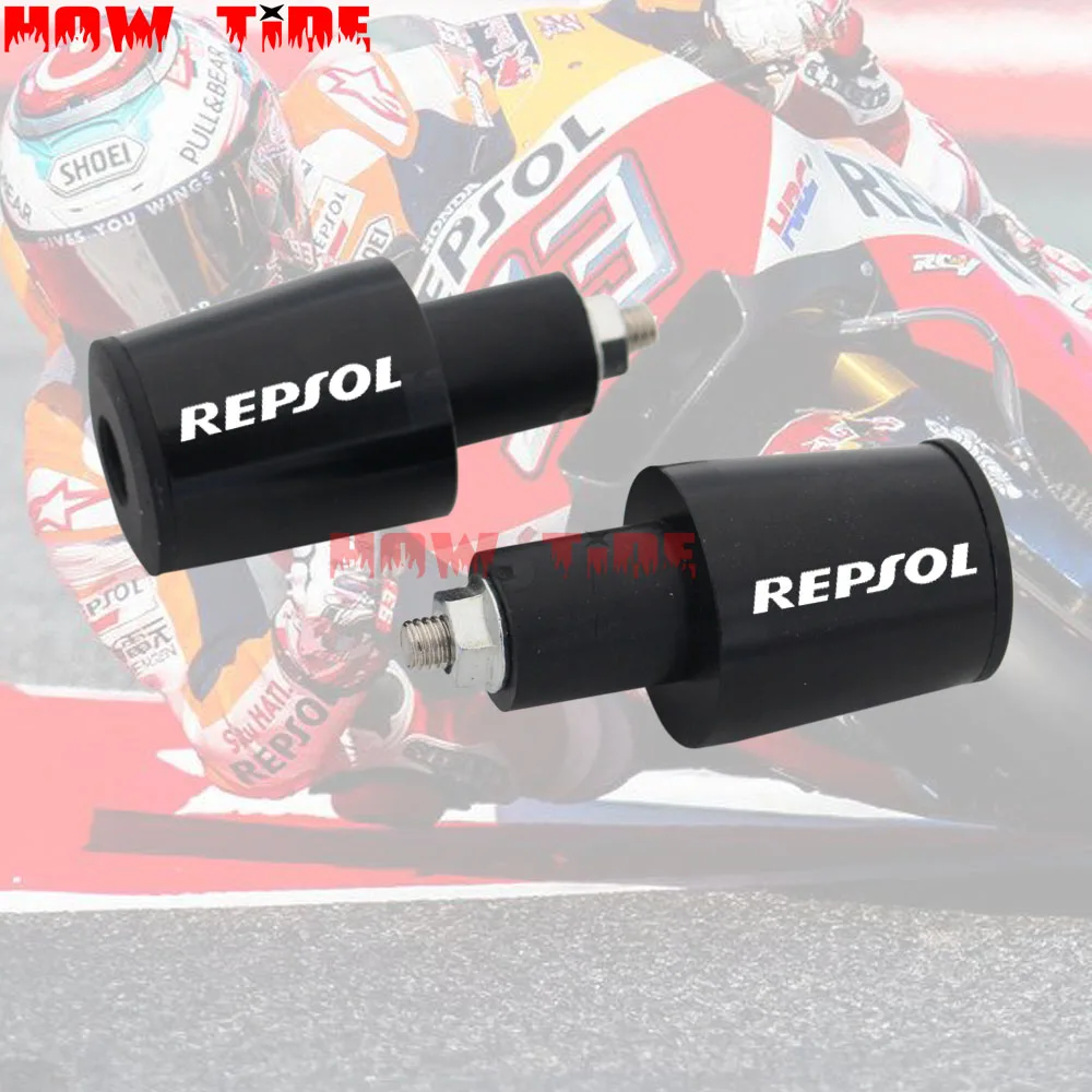 

Grips Handle Bar Cap End Plugs For Honda CBR600RR CBR954RR CBR1000RR CR125R CR CRF 250R 450R 450X CRF250L/M CB CBR VTR 98-2017