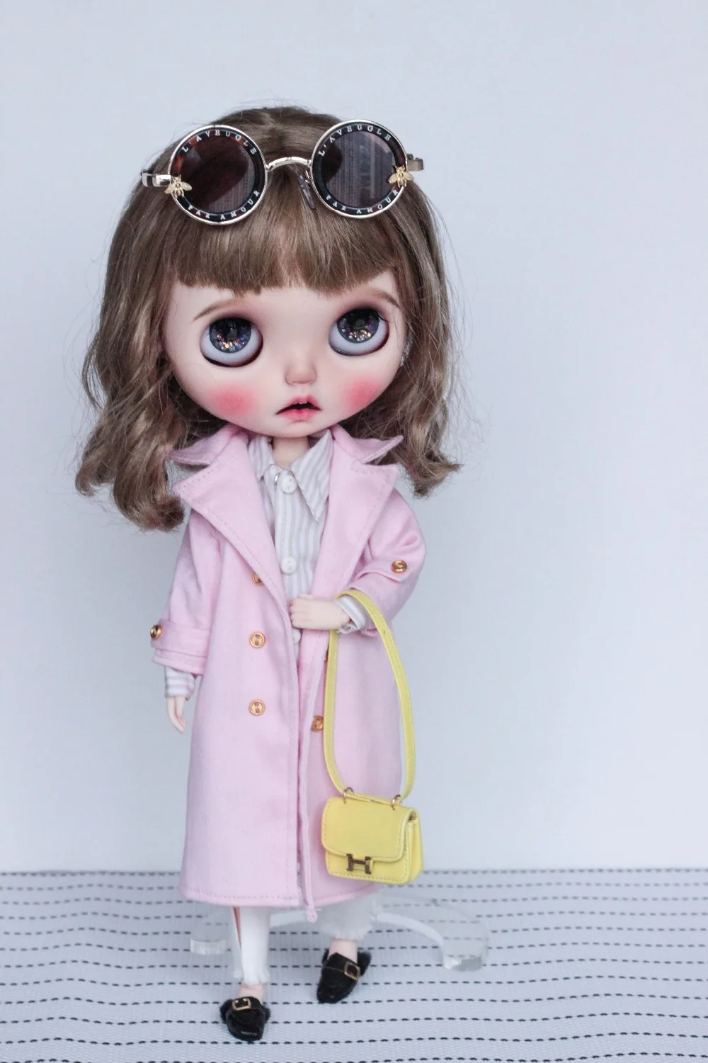 Blyth OB24 Кукольное пальто свободная ветровка кукла аксессуары для кукольной одежды черный цвет хаки Пальто