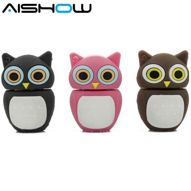

cute owl Stick Drive USB 2.0 usb flash drives thumb pendrive u disk usb creativo memory stick 4GB 8GB 16GB 32GB 64GB