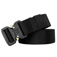 38mm outdoor tactical multi functional belt men wear resisting non slip breathable military 125cm nylon webbing heavy duty belt