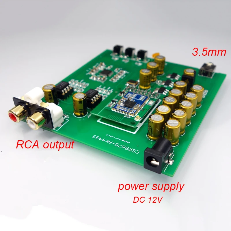 Плата декодера CSR8675 Bluetooth 5 0 ЦАП Поддержка APTX HD AK4493 RCA усилитель для наушников