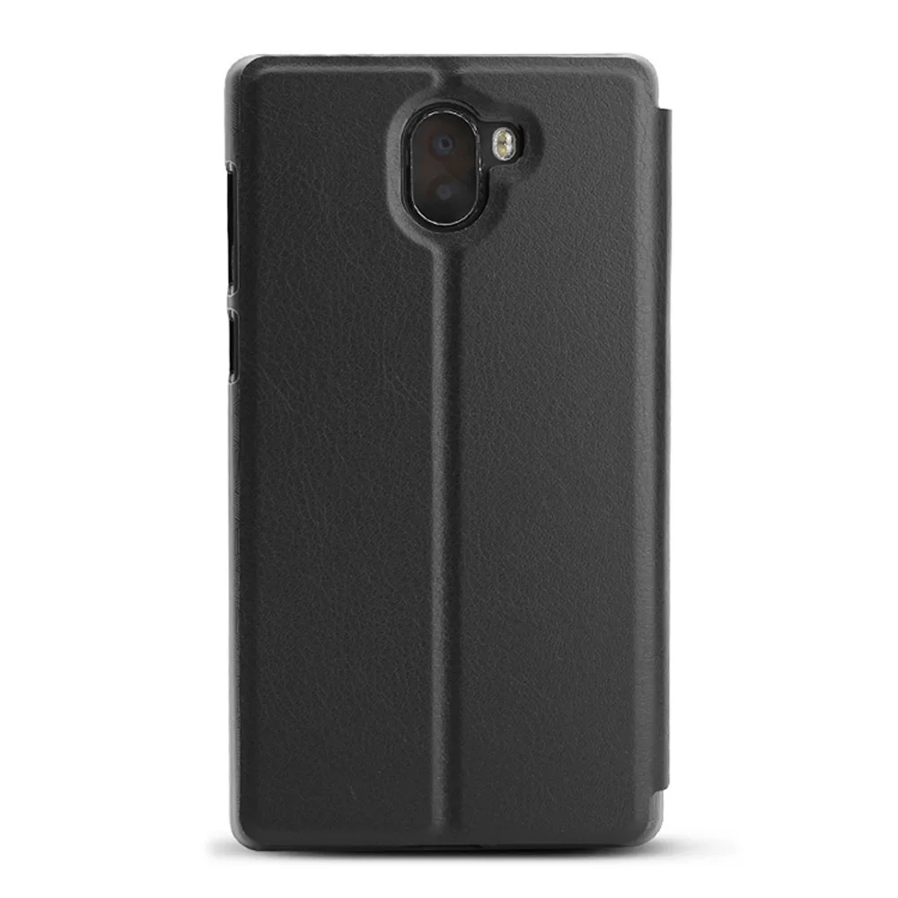 Кожаный чехол-книжка OCUBE Leagoo Kiicaa Mix с горизонтальной текстурой и держателем |