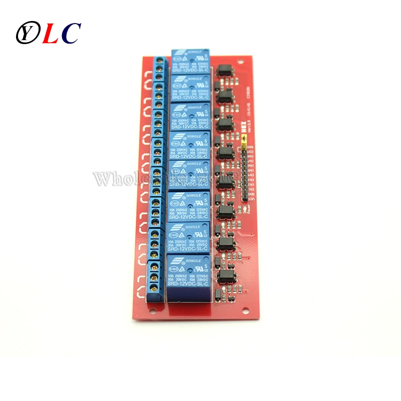 С оптроном 12 В 8 каналов релейный модуль плата для arduino Новинка | Обустройство дома