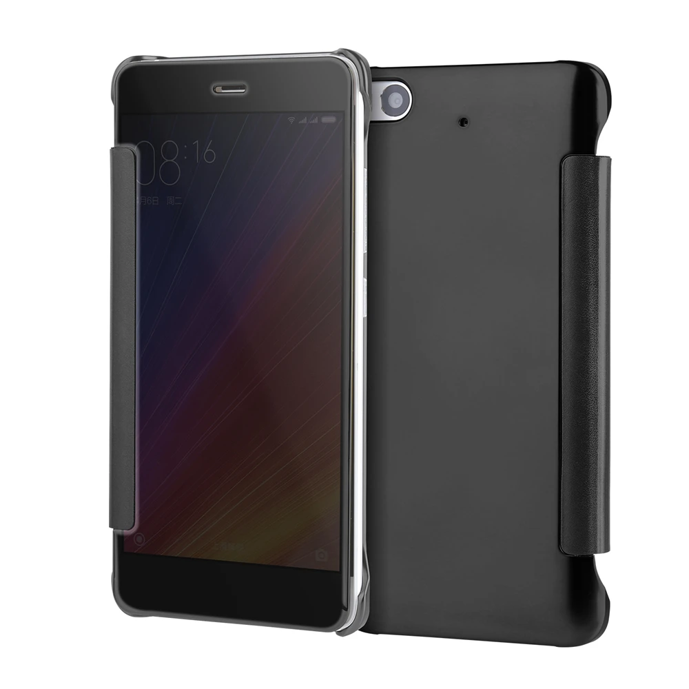 Топ Для Сяо mi 5 M5 5S Чехол гипноз Coque Smart rror кожаный чехол откидная крышка грязь
