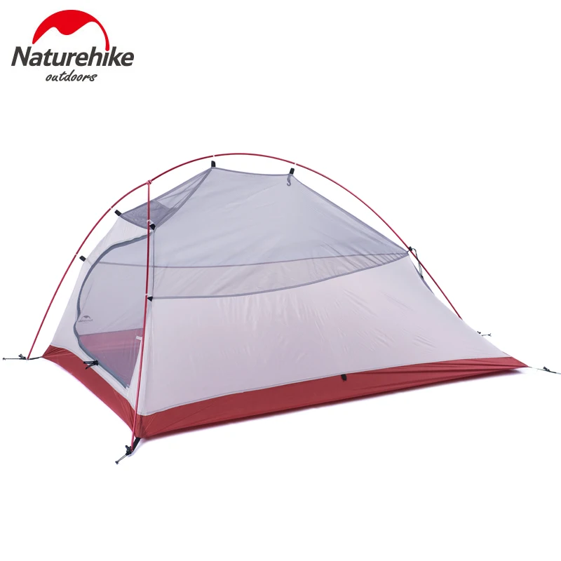 Günstig Naturehike Zelt 1-2 Person Wandern Camping Zelt Doppel Schicht Ultraleicht Silica Gel Outdoor Zelt Wasserdicht 3000 +