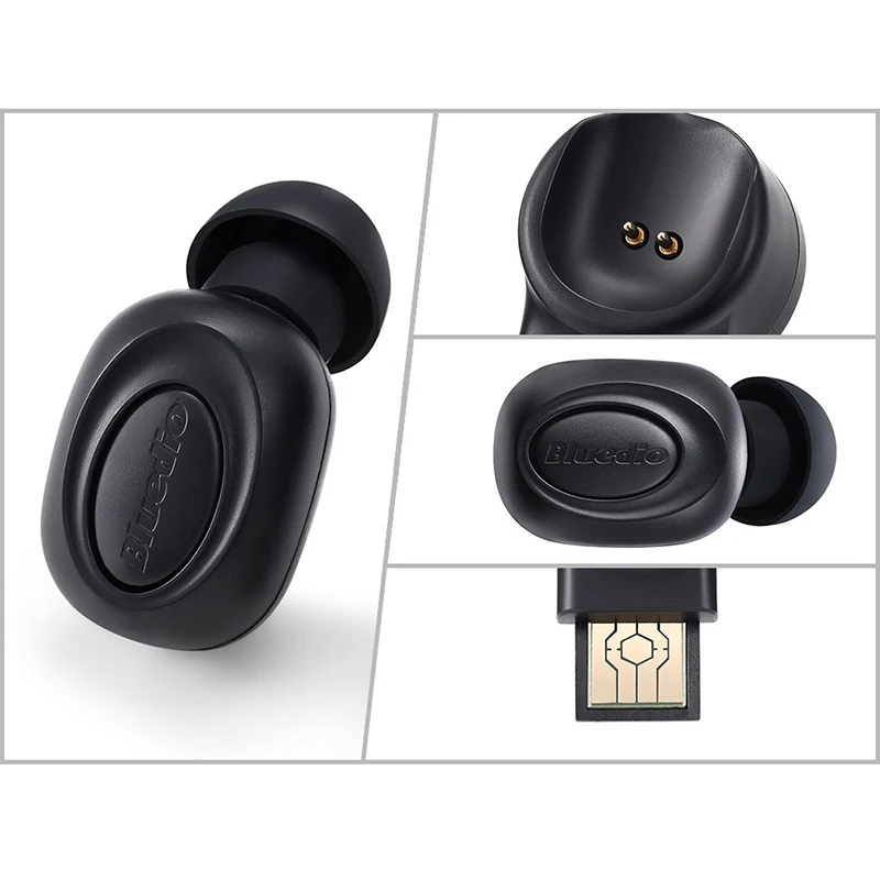 Bluedio Bluetooth наушники Беспроводные спортивные деловые с микрофоном для телефонов