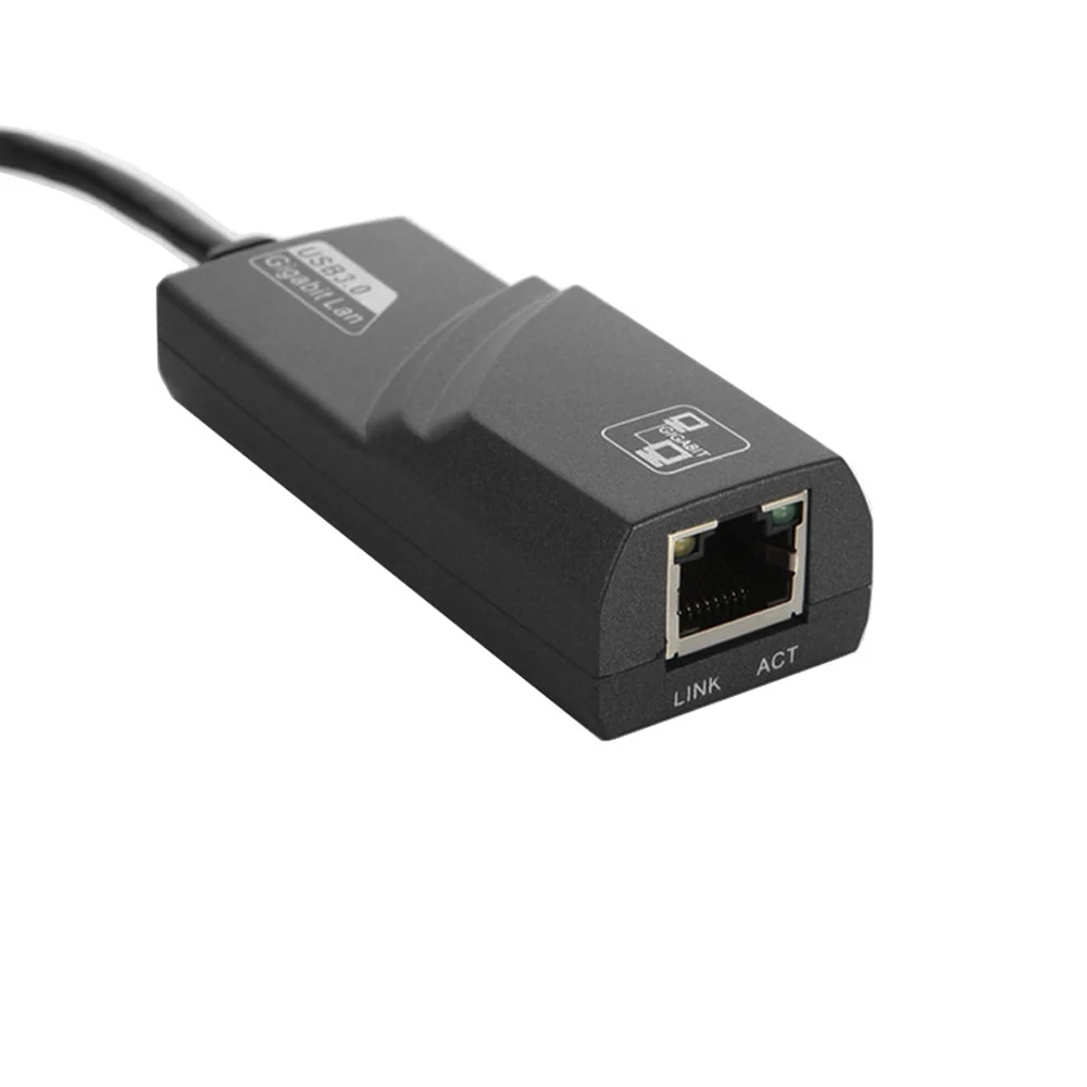 USB 3.0 10/100/1000Mbps Gigabit Ethernet Connector RJ45 External Network Card Converter LAN Adapter | Компьютеры и офис