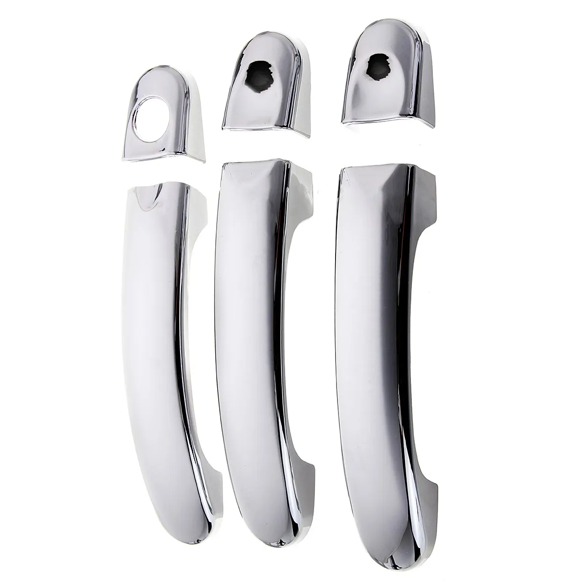 Комплект обшивки ручки двери 6x Chrome 3 для VW Transporter T5 Caravelle Caddy Multivan 03 09|door handle cover|handle