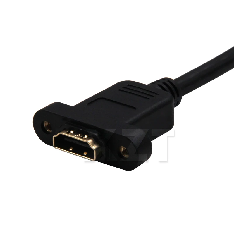 Позолоченный Удлинитель HDMI высокоскоростной удлинитель штырь гнездо с винтовым