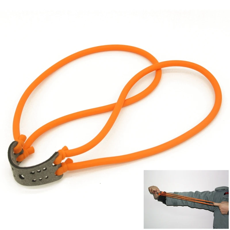 2pcs Tactical Hunting Shooting Slingshot Natural Latex Rubber Tube Band Outdoor Slingshot Catapult Elastic Part Bungee Equipment