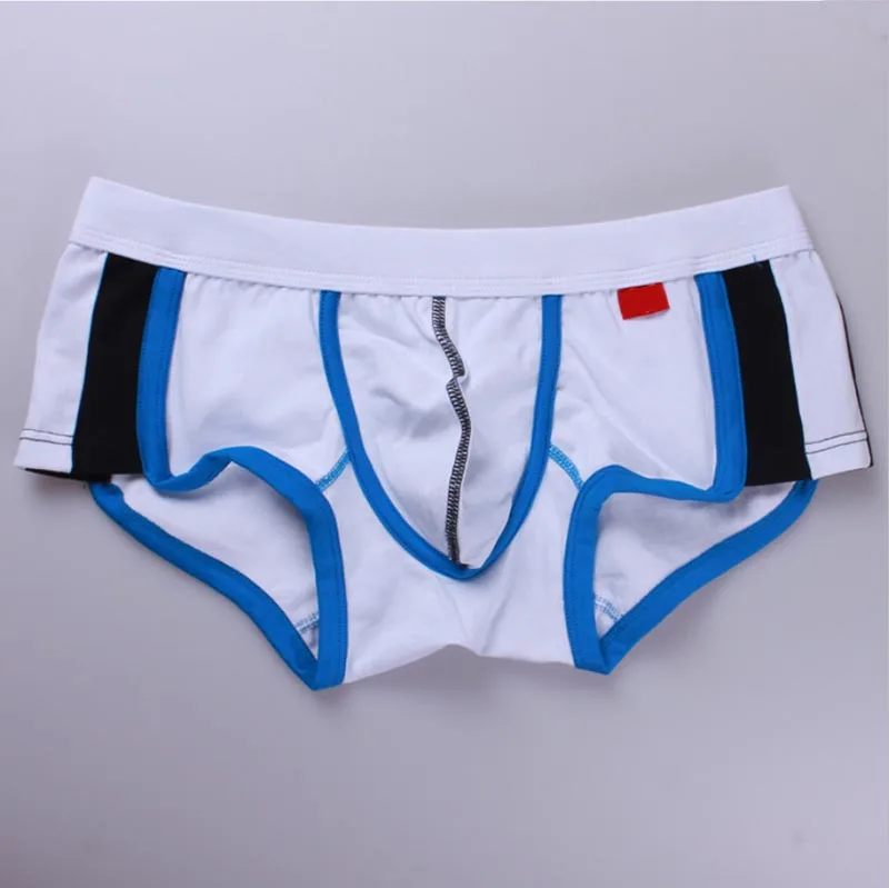 Новые мужские трусы боксеры сексуальные мужские U Pouch Модные мужские семейные трусы удобные 4 цвета мужские трусы - Цвет: Белый