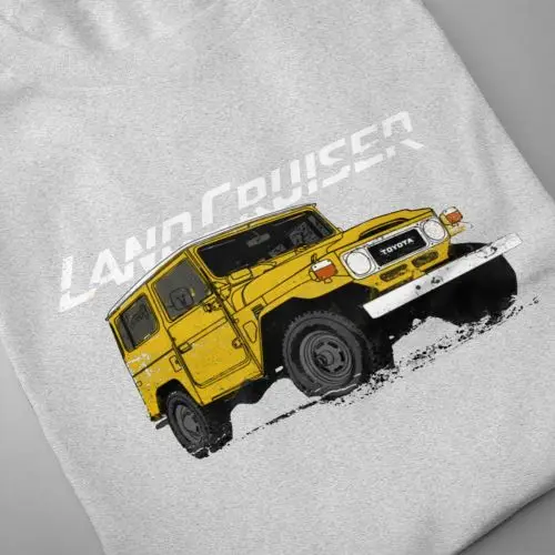 Лидер продаж, футболка Toyota FJ40 Land Cruiser, Винтажная футболка с большим автомобилем для мужчин, уличная одежда, Camiseta