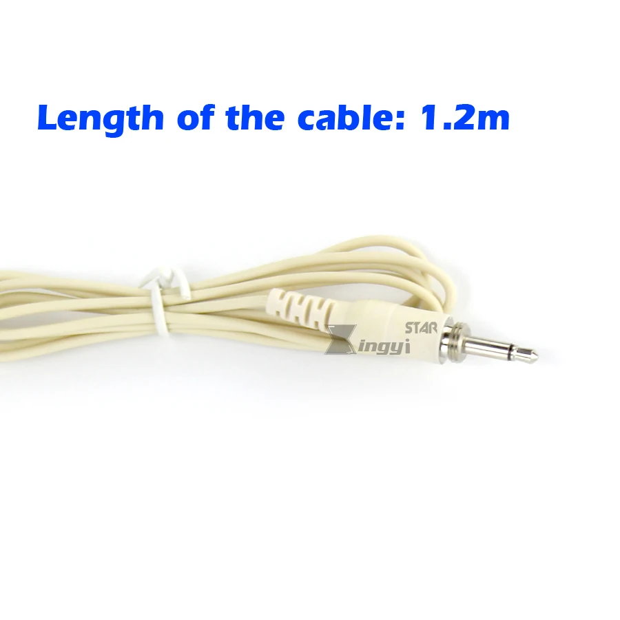 Бежевый петличный микрофон с зажимом для галстука на лацкане резьбой 3 5 мм