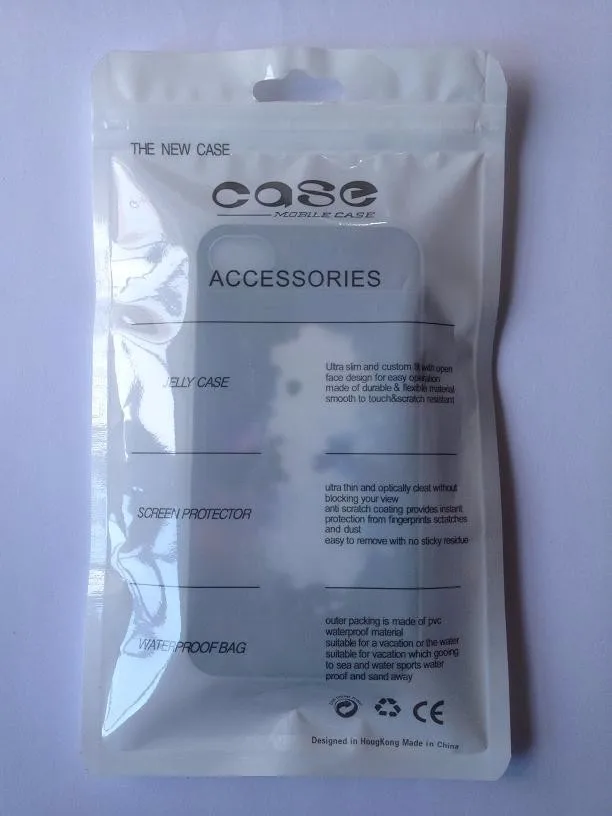 10*18 cm 500 pcs Plastic zipper Bags Cell Phone Mobile Case Cover Packaging Package Zip lock Accessories earphone case bag | Дом и сад