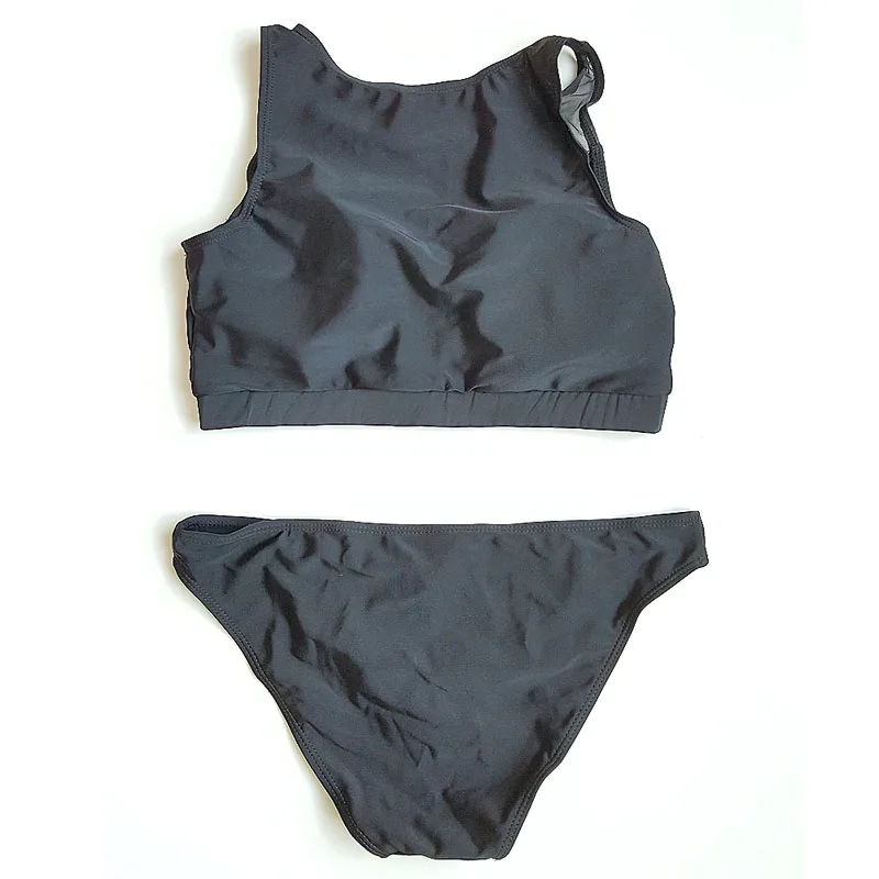 Сексуальный женский купальник черный искушение сетка марлевые строчки бикини