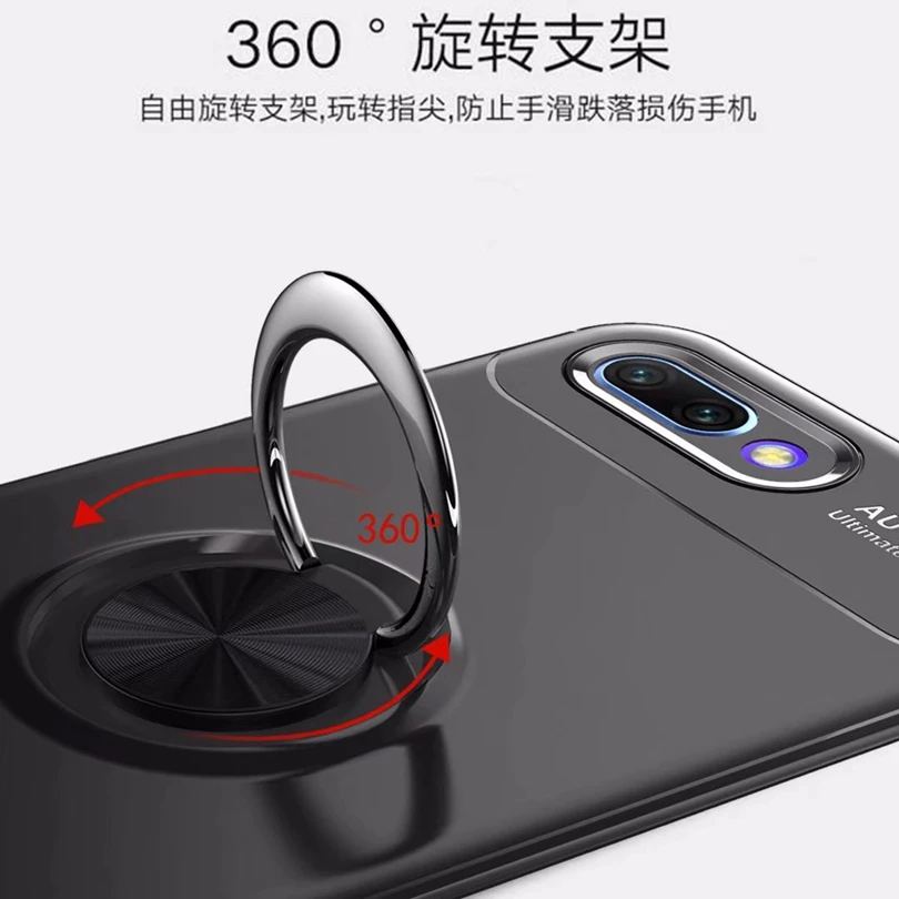 For Huawei Honor 10 / Honor10 5.84&quot Case Magnetic Car Holder 360 Rotating Finger Ring Phone Cover Capa |