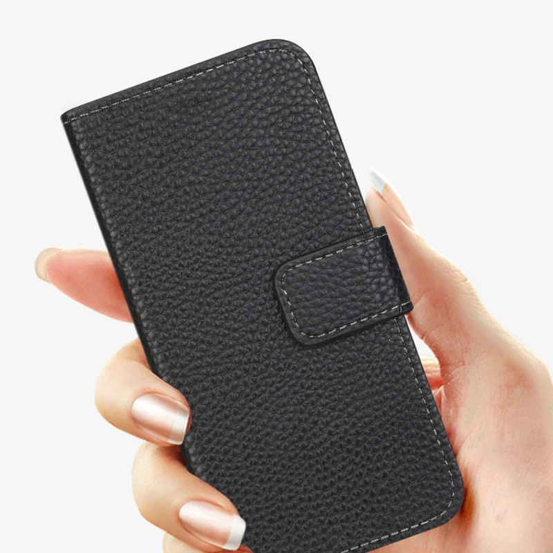Роскошный классический флип кошелек чехол для Nokia 1 2 3 5 6 7 Plus 8 9 из искусственной