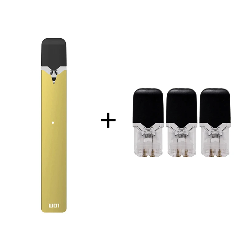 gold with 3pcs pod Оригинальная электронная сигарета OVNS W01 Pod испаритель 280 мАч батарея 0,7 мл Pod картриджи Pod Vape ручка Vape комплект VS minifit комплект - Цвет: gold with 3pcs pod
