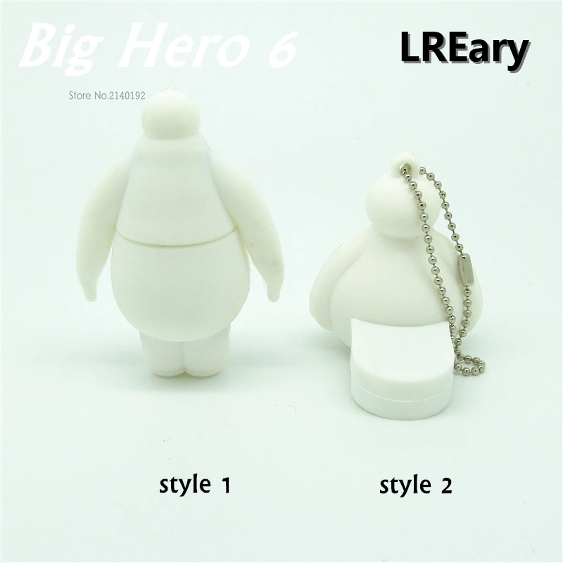 Милый Big hero Baymax робот флэш-накопитель usb флеш-накопитель персонализированные мини
