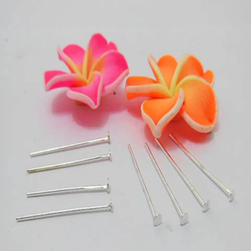 Металлические шпильки с плоской головкой и иглами для украшений сделай сам
