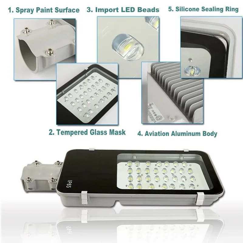 

1pc Led Garden Lamp 24W 12W Led Street Light Waterproof IP65 Road Lamp Streetlight Outdoor Lighting AC85-265V