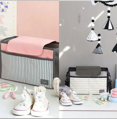 

Baby Diaper Bag for Stroller Hanging Bag Portable Mummy Insulation Bags Multifunctional