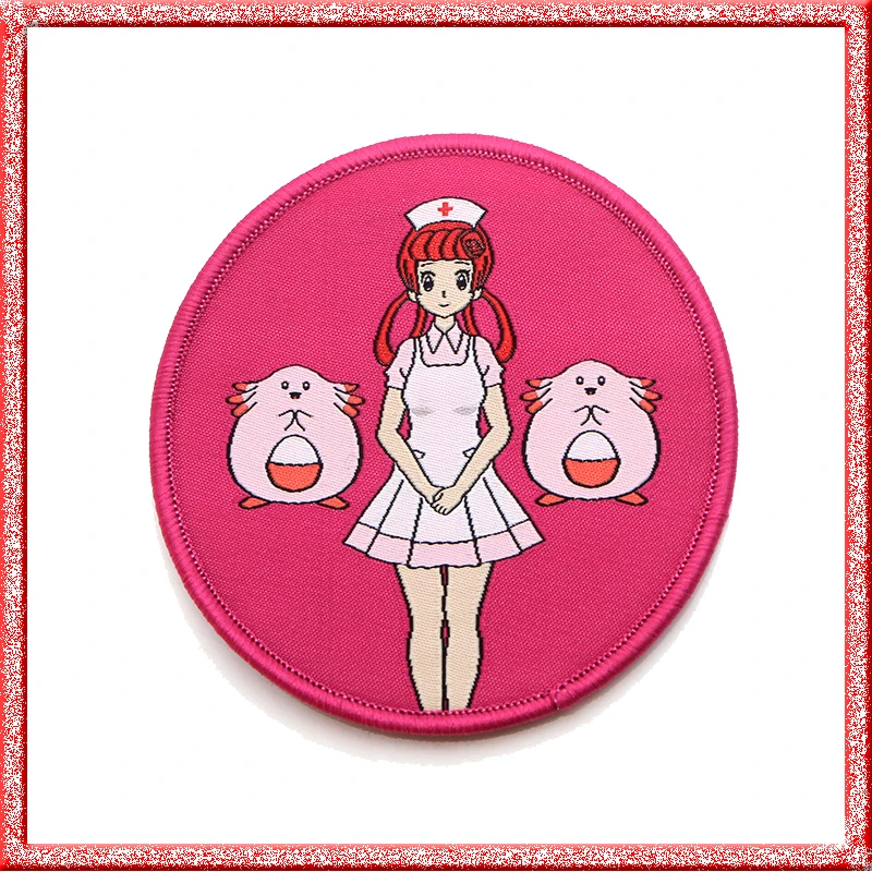 Карманные монстры сестра Джой Chansey DIY Вышивка для аппликации, шитья железа на одежде Рюкзак украшения дома наклейки значки E0090