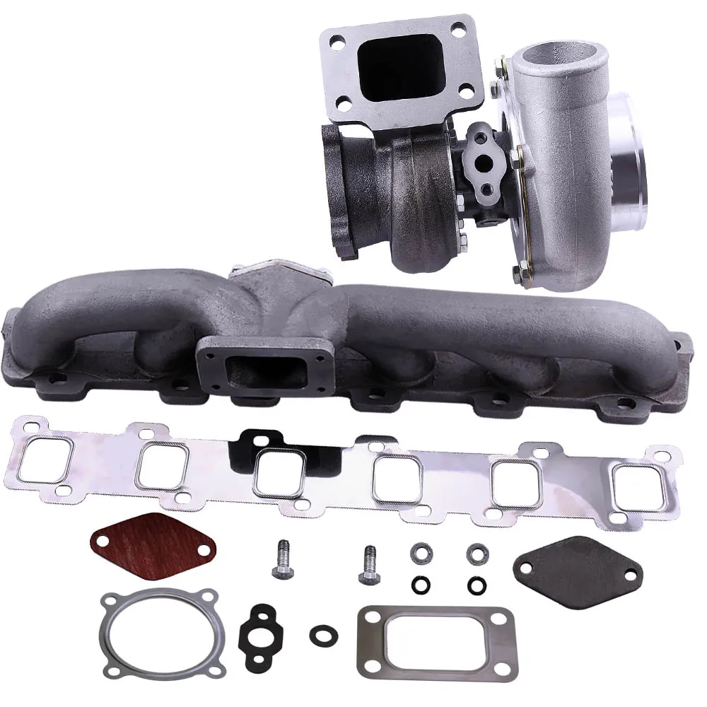 GT35 GT3582 турбо для R32 R33 R34 RB25 RB30 T3. 70 A/R. 63 A/R коллектор турбокомпрессора масляная