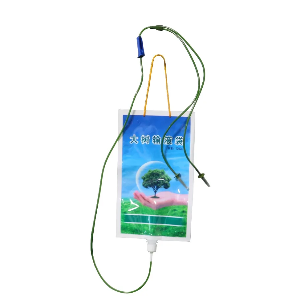 

Tree Nutrition Infusion Bag 1000ml Garden Big tree transplant Infusion tube Gardening Plant Grow Fertilizer Tool 2 Sets