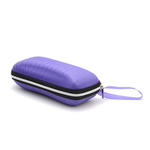 Purple Новые многоцветные качественные товары для салона автомобиля Чехол для очков eva цветной футляр для солнцезащитных очков футляр для очков украшение для хранения автомобиля - Название цвета: Purple