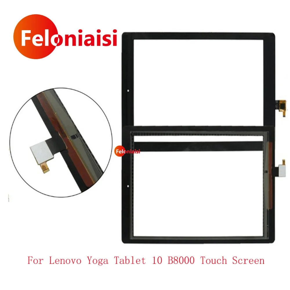 10 1 дюймов для lenovo Yoga Tablet B8000 Сенсорный экран с планшета Панель спереди Стекло
