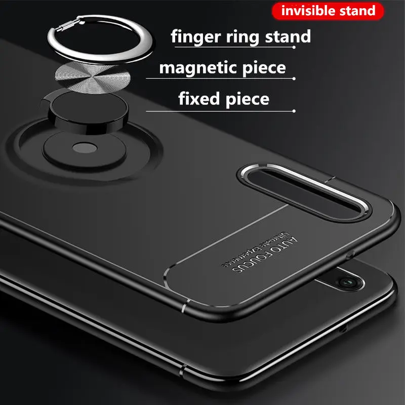 Роскошный держатель с магнитным креплением чехол для Redmi Note 5 Pro Чехол