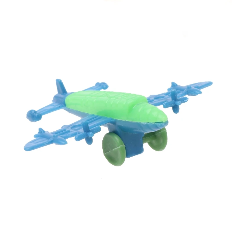 

10 Pcs Mini Plastic Plane Model Desk Toy Military Gifts Kids Toy Vehicles Random Color