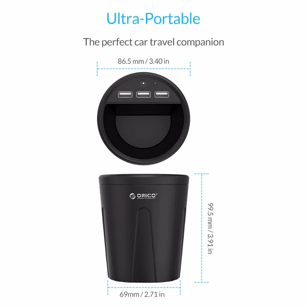 Автомобильное зарядное устройство ORICO USB 3 0 Type C PD для iPhone Samsung Xiaomi|Зарядные