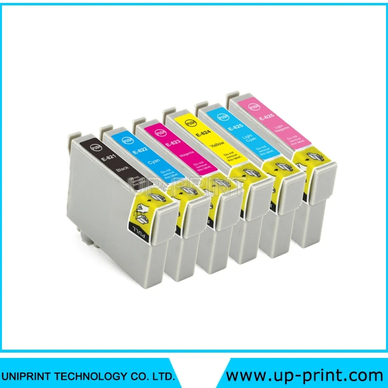 Картриджи T0821 для epson Stylus Photo R390 RX590 RX690 R290 RX610 TX800FW TX700W T50 TX650 TX810FW 12 шт. | Компьютеры и