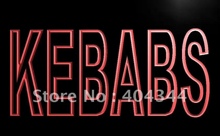 

LB639- Kebabs Cafe Enseigne Lumineuse LED Neon Light Sign home decor crafts