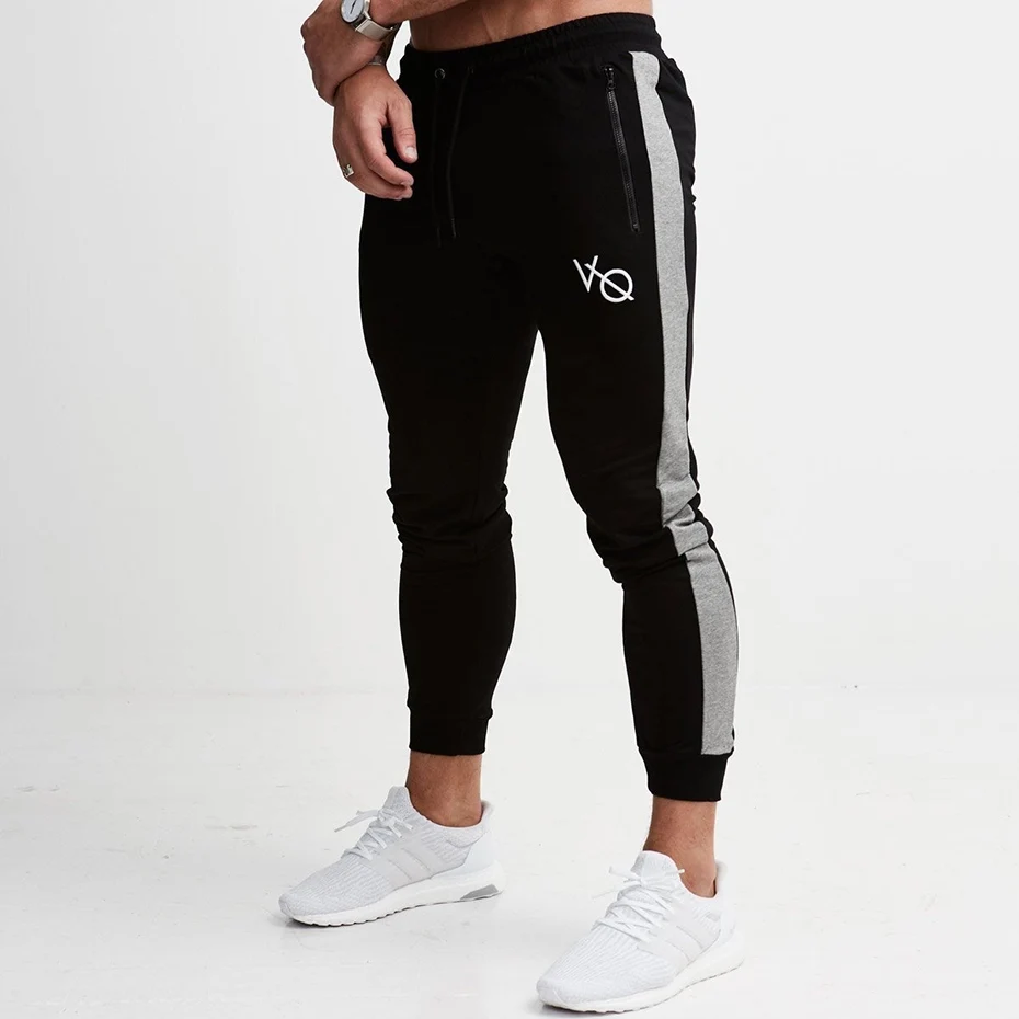 Мужские спортивные брюки ZOGAA длинные облегающие для спортзала фитнеса бега| |