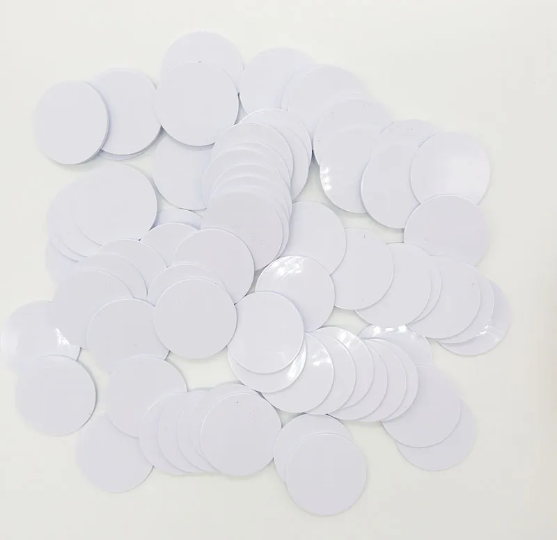 100pcs UID Coin Card RFID Tag Keyfob Rewrite 13.56MHz Writable Mifa Block 0 HF ISO14443A Used to Copy Cards | Безопасность и