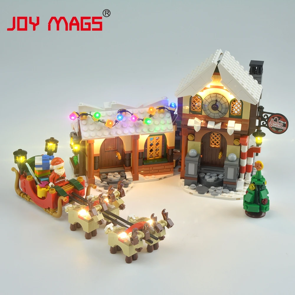 JOY MAGS Led Light Kit For 10245 Santa's Workshop Compatible With 33024 Christmas Gift No Building Model | Игрушки и хобби