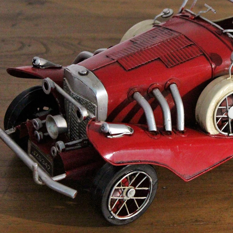 Bar Decoration Retro Iron Metal Rolls-Royce Cars Model Handmade Crafts Ornaments Gift Collection Classic 2 Color | Дом и сад